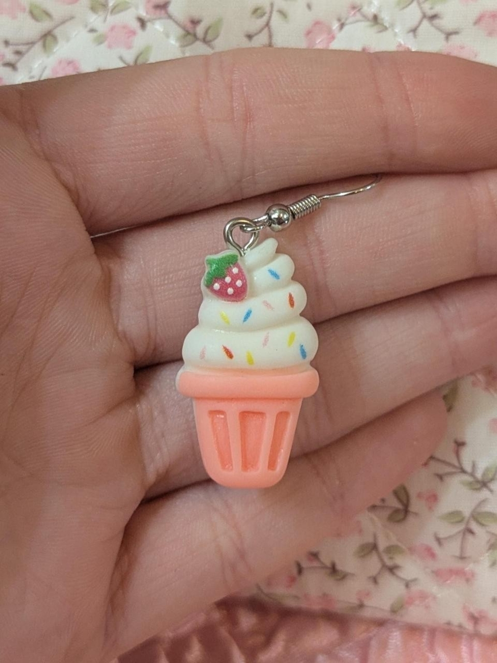 handmade ice cream earrings
